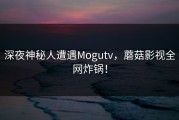 深夜神秘人遭遇Mogutv，蘑菇影视全网炸锅！